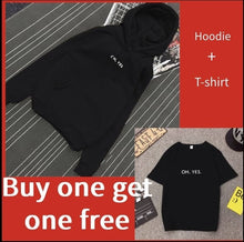 Load image into Gallery viewer, 2019 Autumn Winter Fleece  Letter Harajuku Print Pullover Thick Loose Women Hoodies Sweatshirt Female Casual Coat