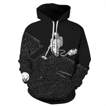 Load image into Gallery viewer, Funny Fashion Hoodies Men/Women 3D Sweatshirts Print Astronaut Vacuum Cleaner Thin Hooded Hoodies Hoody Tops