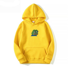 Load image into Gallery viewer, Sad tearing frog Print Hoodies Men/Women Hooded Sweatshirts 2019 New Harajuku Hip Hop Hoodies Sweatshirt Male Japanese Hoodie