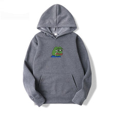 Load image into Gallery viewer, Sad tearing frog Print Hoodies Men/Women Hooded Sweatshirts 2019 New Harajuku Hip Hop Hoodies Sweatshirt Male Japanese Hoodie