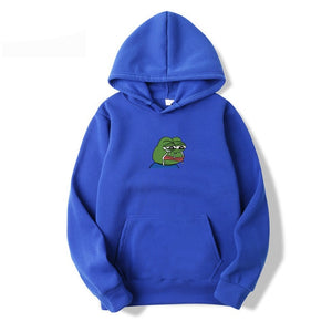 Sad tearing frog Print Hoodies Men/Women Hooded Sweatshirts 2019 New Harajuku Hip Hop Hoodies Sweatshirt Male Japanese Hoodie