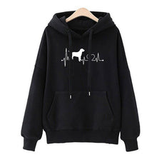 Load image into Gallery viewer, Dropshipping New Fashion DOG MOM Print Kawaii Sweatshirts Hoodies Women Tops Clothings Corduroy Frauen Funny Pullovers
