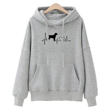 Load image into Gallery viewer, Dropshipping New Fashion DOG MOM Print Kawaii Sweatshirts Hoodies Women Tops Clothings Corduroy Frauen Funny Pullovers