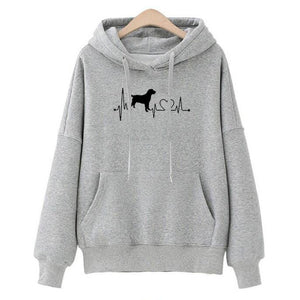 Dropshipping New Fashion DOG MOM Print Kawaii Sweatshirts Hoodies Women Tops Clothings Corduroy Frauen Funny Pullovers