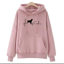 Load image into Gallery viewer, Dropshipping New Fashion DOG MOM Print Kawaii Sweatshirts Hoodies Women Tops Clothings Corduroy Frauen Funny Pullovers