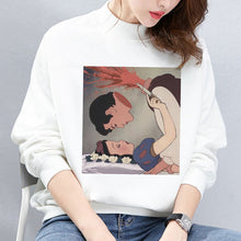 Load image into Gallery viewer, Autumn And Winter New Arrival 2019 Harajuku Vintage Spoof Princess Graphic Sweatshirts Aesthetic Funny Cartoon Hoody Female Tops