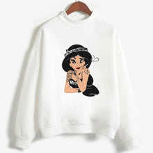 Load image into Gallery viewer, Autumn And Winter New Arrival 2019 Harajuku Vintage Spoof Princess Graphic Sweatshirts Aesthetic Funny Cartoon Hoody Female Tops