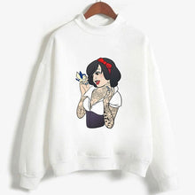 Load image into Gallery viewer, Autumn And Winter New Arrival 2019 Harajuku Vintage Spoof Princess Graphic Sweatshirts Aesthetic Funny Cartoon Hoody Female Tops