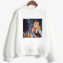 Load image into Gallery viewer, Autumn And Winter New Arrival 2019 Harajuku Vintage Spoof Princess Graphic Sweatshirts Aesthetic Funny Cartoon Hoody Female Tops