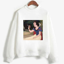 Load image into Gallery viewer, Autumn And Winter New Arrival 2019 Harajuku Vintage Spoof Princess Graphic Sweatshirts Aesthetic Funny Cartoon Hoody Female Tops
