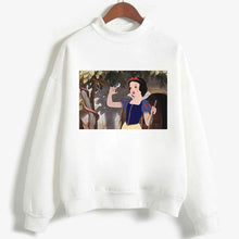 Load image into Gallery viewer, Autumn And Winter New Arrival 2019 Harajuku Vintage Spoof Princess Graphic Sweatshirts Aesthetic Funny Cartoon Hoody Female Tops