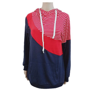 Cotton Fashion Casual Patchwork Maternity Clothes Long Sleeve Nursing Top Breastfeeding Hoodie for Pregnant Outwear Clothes