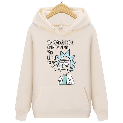 Animation Hoodie Rick And Morty Sweatshirts Men 2018 New Hot Selling Freestyle Mens Rick Morty Casual Tracksuit Unisex