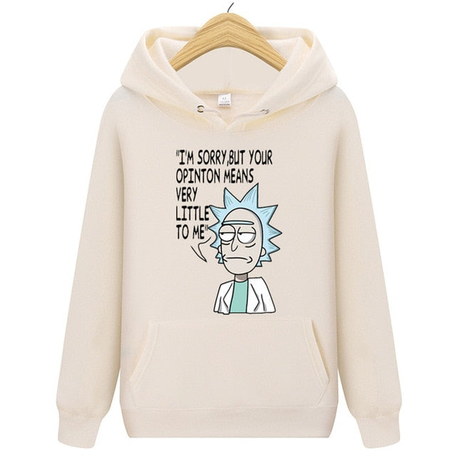 Animation Hoodie Rick And Morty Sweatshirts Men 2018 New Hot Selling Freestyle Mens Rick Morty Casual Tracksuit Unisex