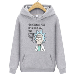 Animation Hoodie Rick And Morty Sweatshirts Men 2018 New Hot Selling Freestyle Mens Rick Morty Casual Tracksuit Unisex