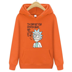 Animation Hoodie Rick And Morty Sweatshirts Men 2018 New Hot Selling Freestyle Mens Rick Morty Casual Tracksuit Unisex