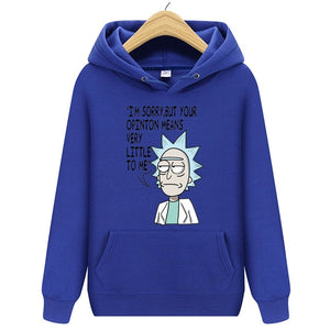 Animation Hoodie Rick And Morty Sweatshirts Men 2018 New Hot Selling Freestyle Mens Rick Morty Casual Tracksuit Unisex