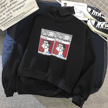 Load image into Gallery viewer, Hoodies Women Autumn Winter New Plus Velvet Sweatshirts Trendy Embroidery Cute All-match Pullover Womens Loose Warm Long Sleeve